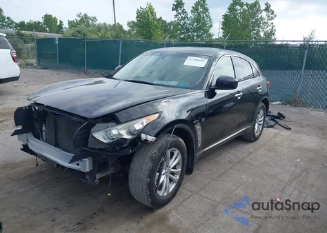 2014 Infiniti Qx70 from USA, damaged, VIN JN8CS1MU8EM450820